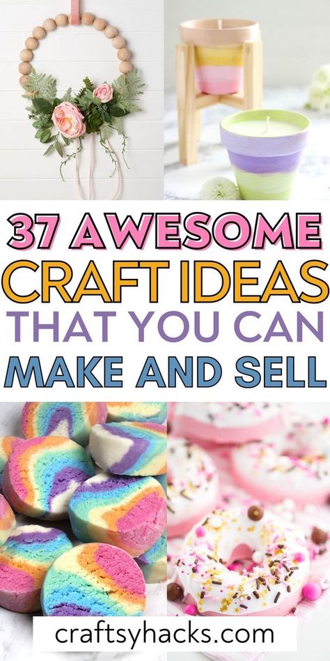 Want DIY projects to try and monetize? Here are some great DIY crafts that sell well. You will love these craft ideas to make and sell for a profit. Diy Crafts That Sell Well, Crafts To Feel Creative, Crafts That Sell Well, Kids Crafts To Sell, Crafts That Sell, Craft Fair Ideas To Sell, Dandelion Paperweight, Diy Projects To Make And Sell, Profitable Crafts