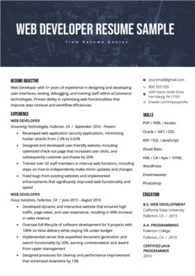 Software Engineer Resume Example & Writing Tips | Resume Genius Resume Key Words, Professional Summary, Web Developer Resume, Work Resume, Resume Summary Examples, Resume References, Web Development Projects, Resume Summary, Effective Resume