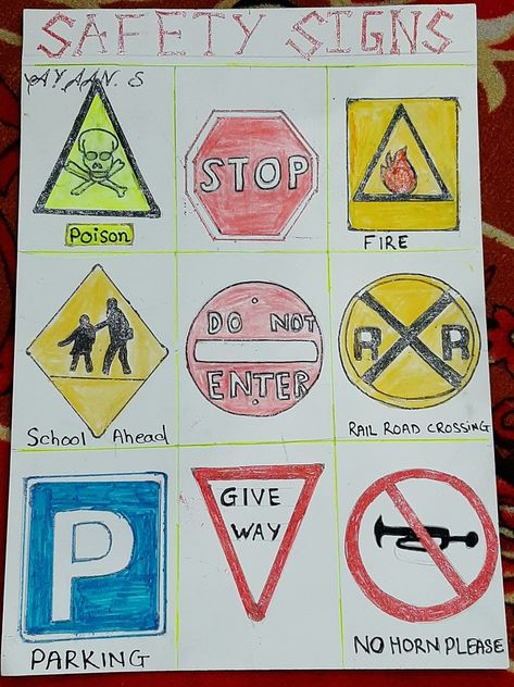 Safety Rules At School, Safety Rules For Kids, Preschool Charts, School Pics, Theme Preschool, Fun Summer Crafts, Classroom Anchor Charts, Safety Posters, Safety Rules