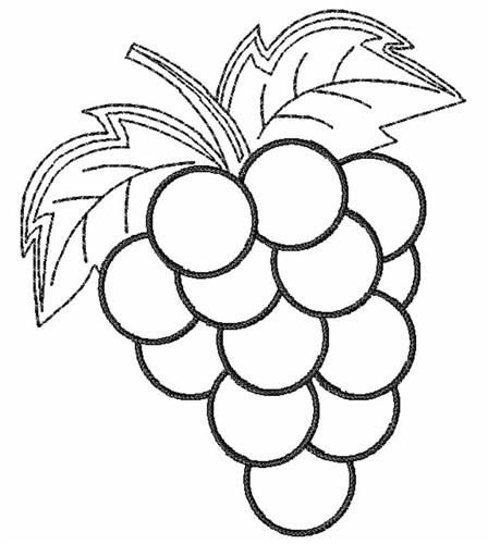 Grape Bunch Outline Embroidery Design | EmbroideryDesigns.com Drawing For Embroidery Design, Grapes Embroidery Design, Beadwork Templates, Toys Drawing, Grape Drawing, Cheetah Drawing, Grapes Design, Embroidery Pictures, Outline Pictures