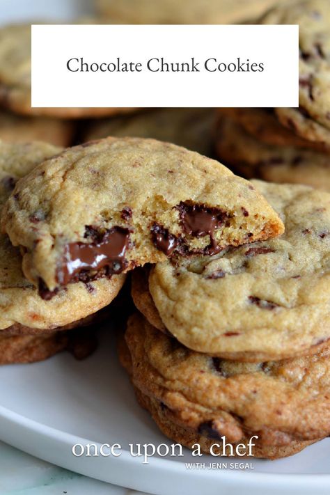 Chocolate Chunk Recipes, Best Chocolate Chunk Cookies, Chocolate Chunk Cookie Recipe, Once Upon A Chef, Ultimate Cookies, Chocolate Chunk, Chocolate Chunk Cookies, Soft Cookie, A Chef