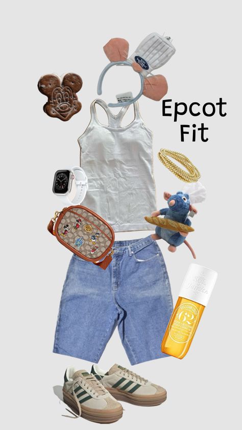 Epcot fit 🎢🐀💫 #disney #disneyfitinspo #disneyfits #epcot #epcotfits #ratatouille Epcot Outfit, Amusement Park Outfit, Ratatouille Disney, Disney Outfits Women, Disney Cruise Vacation, Disney Themed Outfits, Disney Photo Ideas, Disney World Outfits, Disneyland Outfits