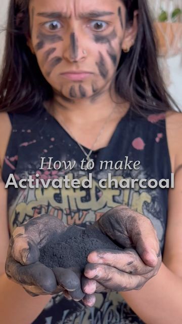 Sheryl Saji Thomas on Instagram: "DIY activated charcoal for skin care! 🔥 This one was a lot of fun to make! Please do it carefully, kids kindly do it with adult supervision. Best to do it outdoors and keep a bucket of water handy just to be safe! ✅ Activated charcoal ⭐️ Great to suck out impurities ⭐️ Absorbs moisture ⭐️ Removes bad odour ⚠️Stains clothes ⚠️It can make your skin dry. So use it occasionally. ✅It’s also great to absorb humidity, so you can keep it in a cloth bag in your wardro Charcoal For Skin, Diy Activated Charcoal, Bucket Of Water, Charcoal Bags, Bathroom Odor, House Cottage, Water Bucket, For Skin Care, Town House