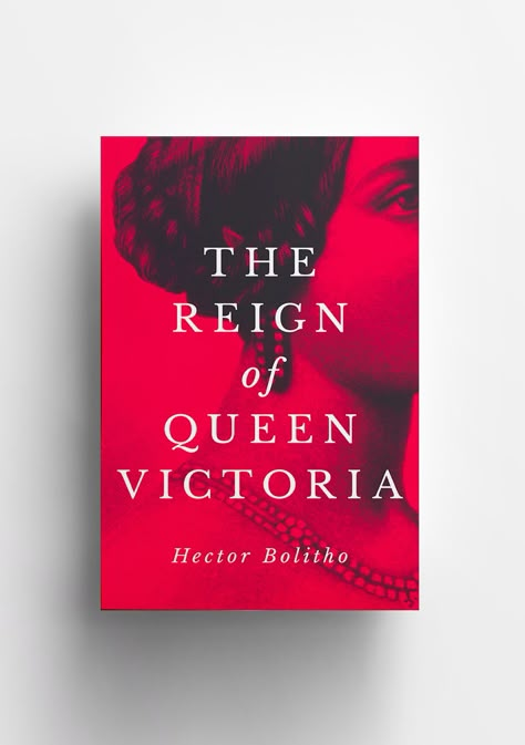 Book cover for a biographical book about one of the greatest figures in British history, Queen Victoria. |  #modern #red #queen #book History Books Cover, Memoir Cover Design, Red Book Cover Design, Book Cover Autobiography, Memoir Book Cover, Autobiography Book Cover Design, Book Cover Biography, Biography Cover Design, Memoir Book Cover Design