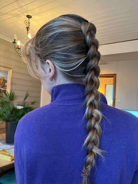 Single Dutch Braid, Side Dutch Braid, French Braid Short Hair, Church Camp, Dutch Braid, Braids For Short Hair, French Braid, Hair And Nails, Hair Nails