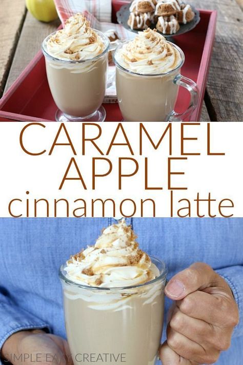 Cafe Chalkboard, Fall Coffee Drinks, Caramel Drinks, Cinnamon Latte, Fall Drink Recipes, Nespresso Recipes, Fall Meals, Cocoa Drink, Apple Drinks