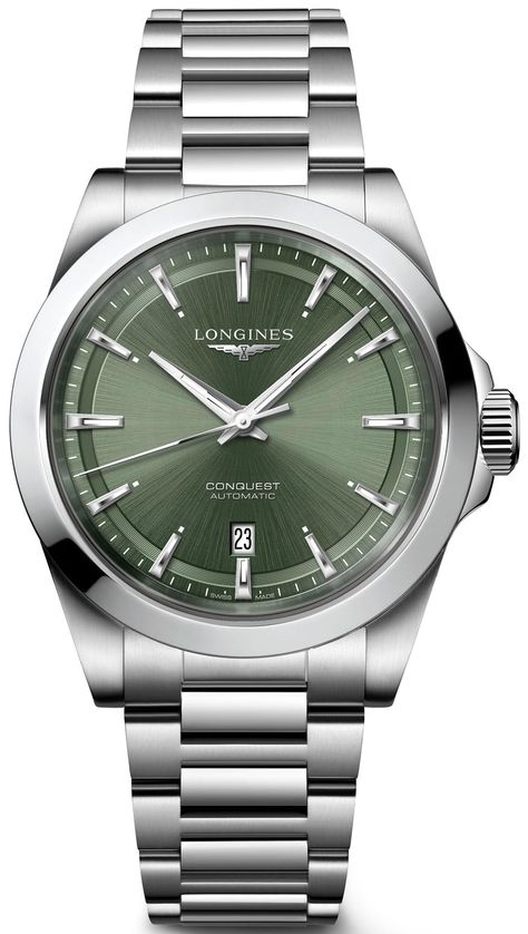 Longines Watch Conquest Mens Longines Conquest, Longines Watch, Used Watches, Free Bracelet, Georg Jensen, Latest Jewellery, Metal Bracelets, Luxury Watch, Bracelet Sizes