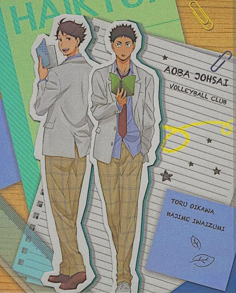 #iwaoi #iwaizumi #oikawa #haikyuu #haikyuuboys Iwaizumi Oikawa, Oikawa Haikyuu, Oikawa Iwaizumi, Haikyuu Season 1, Anime Paper, Oikawa Tooru, Volleyball Anime, Haikyuu Funny, Kageyama Tobio