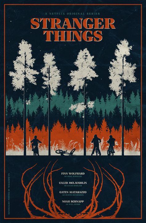 Sci-fi Scenario, Duffer Brothers, Stranger Things Poster, Tv Horror, Sci Fi Tv, Netflix Original Series, Sci Fi Horror, Will Byers, Poster Retro