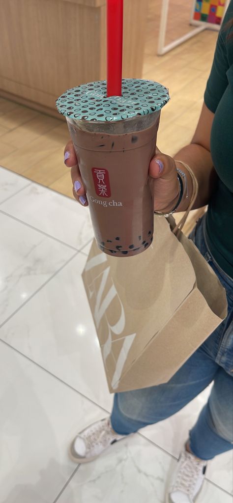 Gong Cha Aesthetic, Gong Cha, Boba Drink, Bubble Tea, Aesthetic Food, Bubbles, Tea, Drinks, Canning