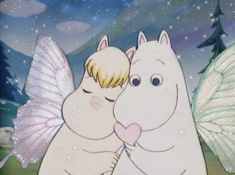 Moomin Cartoon, The Moomins, Moomin Valley, Laptop Wallpaper, Pastel Aesthetic, Infj, Cute Illustration, Spirit Animal, Cute Icons