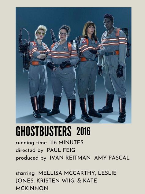 Minimal movie poster for room decor aesthetic tv show wall photos woman feminism ghostbusters female Ghost Buster Costume Women, Ghostbusters Aesthetic, Ghostbusters Outfit, Poster For Room Decor, Female Ghostbusters, Halloween Films, Aesthetic Tv, Show Wall, Poster For Room