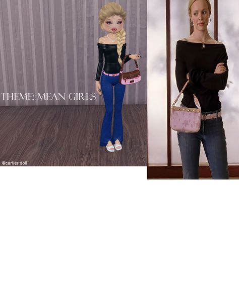 dress to impress mean girls theme for inspo/ no vip items Mean Girls Dress To Impress Outfits, Mean Girls Outfits Dress To Impress, Dress To Impress Mean Girl Theme, Dress To Impress Inspo No Vip, Dress To Impress Internet Famous, Mean Girls Dress To Impress, Mean Girl Dress To Impress, Meme Dress To Impress Theme, Mean Girls Christmas