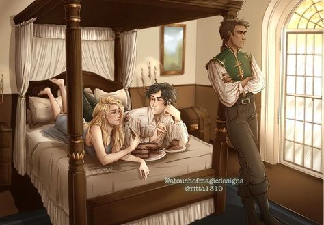 Elide And Manon Fanart, Famous Trio, Tog Fanart, Aedion Ashryver, Throne Of Glass Characters, Tog Series, Dorian Havilliard, Throne Of Glass Fanart, Sara J Maas