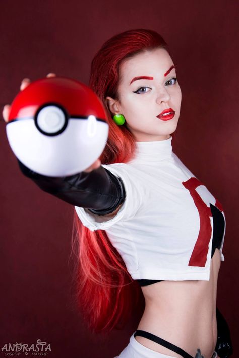 Character: Jessie / From: 'Pokémon' Anime Series / Cosplayer: Kamila Jabłońska (aka Andrasta, aka xAndrastax) / Photo: Kamila Jabłońska (2017) Jessie Pokemon, Pokemon Cosplay, Pokemon Pokemon, Cosplay Characters, Amazing Cosplay, Cute Cosplay, Cosplay Dress, Best Cosplay, Cosplay Outfits