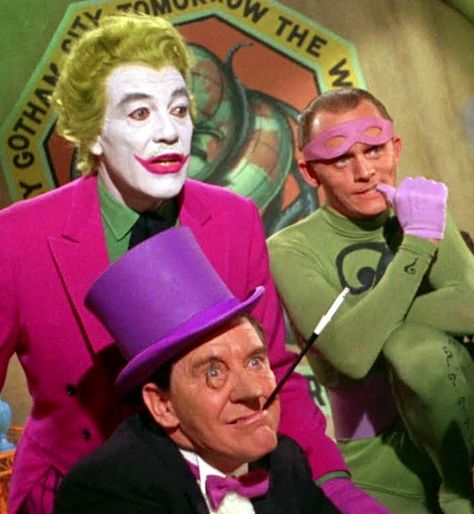 joker, penguin, riddler Batman Tv Show, 60s Tv, Batman 1966, Batman Tv Series, Childhood Memories 70s, Classic Television, Batman And Robin, Old Tv Shows, Vintage Tv