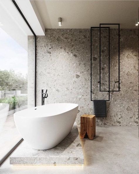 Design Interior Baie, Minimalist Bathroom Design, Decor Baie, Interior Minimalista, Minimalist Home Interior, Dream Bathrooms, Minimalist Bathroom, Bath Tub, Bathroom Remodel Master