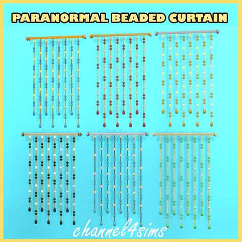 Sims 4 Bead Curtain Cc, Ts4 Paranormal Cc, Hippie Furniture, Sims 4 Build Buy Cc, Alien Clothes, Sims 4 Build Cc, Build Buy Cc, Cc Mods, Sims Packs