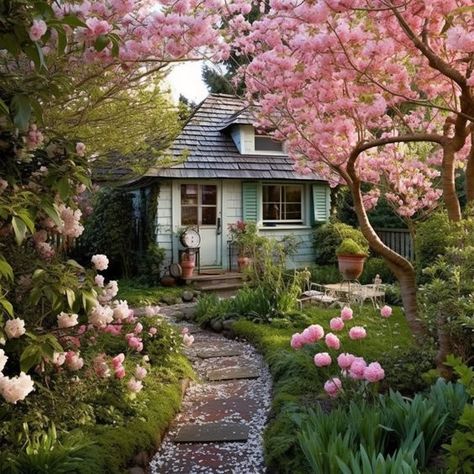 Resurrection Garden, Succulent Landscape, Cottage House Exterior, Cottage Tiny House, Cute Cottages, Fairytale House, Victoria House, Pretty Cottage, Sustainable Beauty