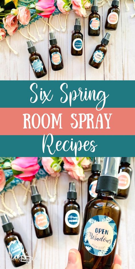 Diy Room Spray Essential Oils, Homemade Room Spray, Room Freshener Spray, Lavender Room Spray, Air Freshener Recipes, Spring Room, Essential Oil Spray Recipes, Room Spray Recipe, Diy Room Spray