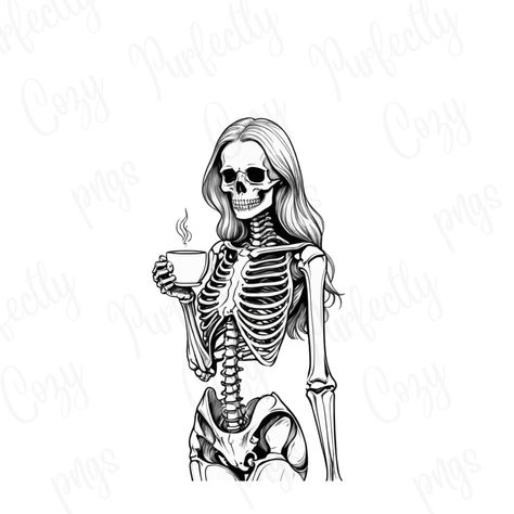 Skeleton Woman Drawing, Female Skeleton Drawing, Skeleton Line Art, Feminine Skeleton, Skeleton Outline, Lady Skeleton, Skeleton Woman, Female Skull, Female Skeleton