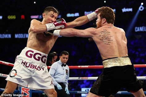 Canelo vs GGG 2 LIVE: Boxing news, updates and ring walk in Las Vegas | Daily Mail Online Triple G, Gennady Golovkin, Online Interview, Combat Sports, Celebrity Dads, Muay Thai, Boxing, Rocky, Fun Sports