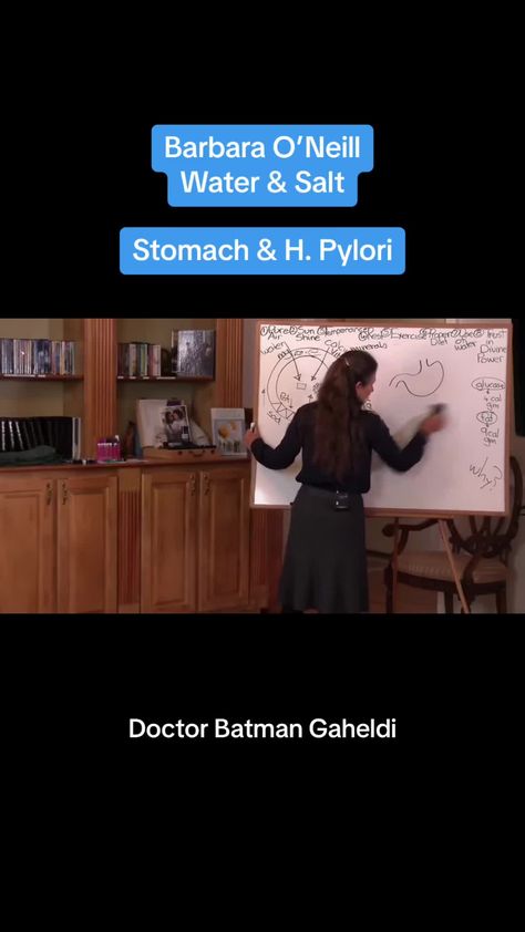 Barbara O’Neill on Water & Salt. The stomach & H. Pylori. #barbaraonei... | Slippery Elm | TikTok H Pylori, Slippery Elm, Salt And Water, Natural Remedies, Salt, Healing, The Creator, Water