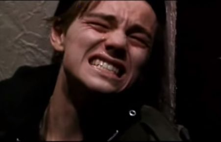 Leonardo DiCaprio (Jim Carroll) in "The Basketball Diaries" (1995) Leonardo Dicaprio The Basketball Diaries, Pain Expression, Realism Practice, Crying Reference, The Basketball Diaries, Jim Carroll, Teeth Drawing, Basketball Diaries, Crying Face