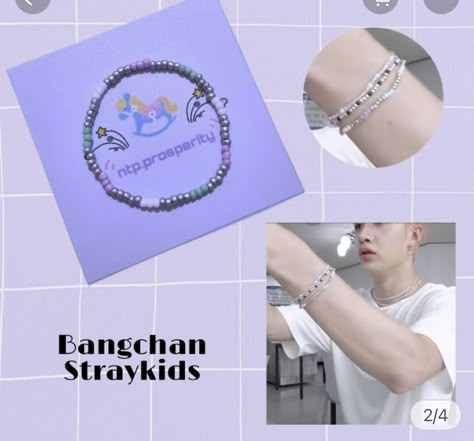 Skz Beads Bracelet, Skz Beaded Jewelry, Kpop Bead Bracelets, Kpop Idol Bracelet, Kpop Bracelet Ideas, Skz Jewelry, Stray Kids Bracelet, Beads Kpop, Kpop Bracelet