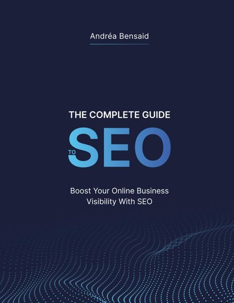 In this comprehensive SEO guide, you will learn:

How search engines operate
Tips for identifying the right keywords
Best practices to optimize your pages' SEO
Strategies to make your content SEO-friendly
Techniques to enhance your site's popularity through link building
Crucial technical SEO tactics to implement
Practical SEO applications for local businesses
SEO strategies specific to e-commerce sites
Tips for enhancing your online reputation through SEO Technical Seo, Seo Strategies, Seo Guide, Book Smart, Ecommerce Site, Search Engines, Link Building, Seo Strategy, Online Bookstore