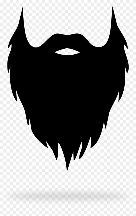 Beard Svg Free, Beard Printable, Beard Png, Props For Photo Booth, Animals In Halloween Costumes, Beard Clipart, Beard Silhouette, Beard Template, Beard Svg