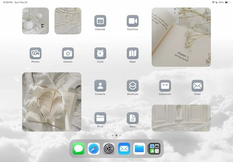 Soft cream aesthetic inspo for ipad homescreen and widgets Soft Cream Aesthetic, Aesthetic Ipad Homescreen, Ipad Homescreen, Aesthetic Ipad, Cream Aesthetic, Ipad Apps, White Aesthetic, Floral Wallpaper, Lock Screen Wallpaper