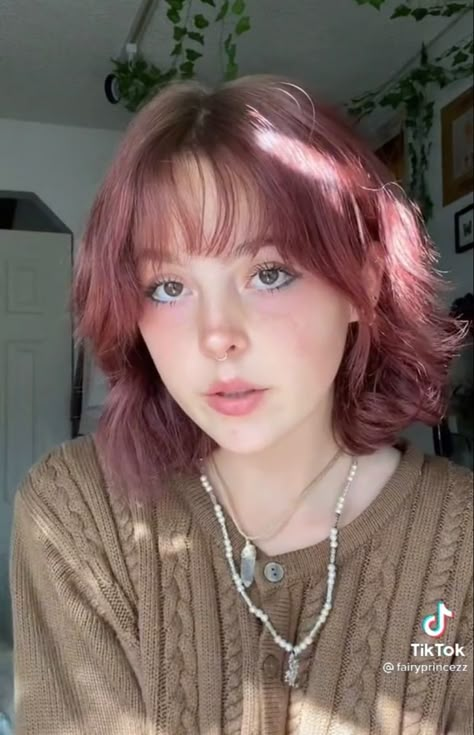 Haircut Wispy Bangs, Wispy Bangs And Layers, Different Cores, Hair Cuts 2023, Hannah Jones, Bangs And Layers, Synthetic Curly Hair, Short Red Hair, Wolf Haircut