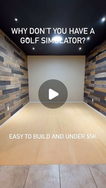 iGolfReviews on Instagram: "EDITOR CHOICE REVIEW: @carlsplacediygolf DIY Golf Simulator - Check out the best investment you can make in your house and your game.  Enjoy indoor golf for under $5k.  LINK IN BIO  #golf #golfsimulator #indoorgolf #carlsplacediygolf #golfislife #igolf #igolfreviews #carlsplace" Man Cave Golf Theme, Golf Shed Simulator, Diy Indoor Golf Simulator, Basement Golf Room, Shipping Container Golf Simulator, At Home Golf Simulator, Hidden Golf Simulator, In Home Golf Simulator, Man Cave Golf Simulator