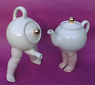 Novelty Teapots, Teapots Unique, Teapots And Cups, Tea For Two, Tee Set, Coffee Pots, Chocolate Pots, Ceramic Teapots, Tea Kettle