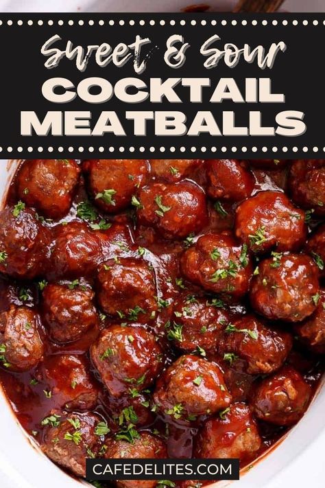 Best Meatball Sauce Appetizers, Meat Ball Appetizers Parties, Sweet And Sour Cocktail Meatballs, Pioneer Woman Cocktail Meatballs, Sweet And Sour Meatballs Appetizers, Candied Meatballs, Sweet And Sticky Meatballs, Sweet Sour Meatballs Easy, Horderves Appetizers Meatballs