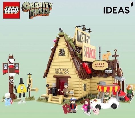 Gravity Falls Mystery Shack, Mystery Shack, Lego Projects, Gift Inspiration, Lego Ideas, Lego Sets, Gravity Falls, Bedroom Inspo, Inspirational Gifts