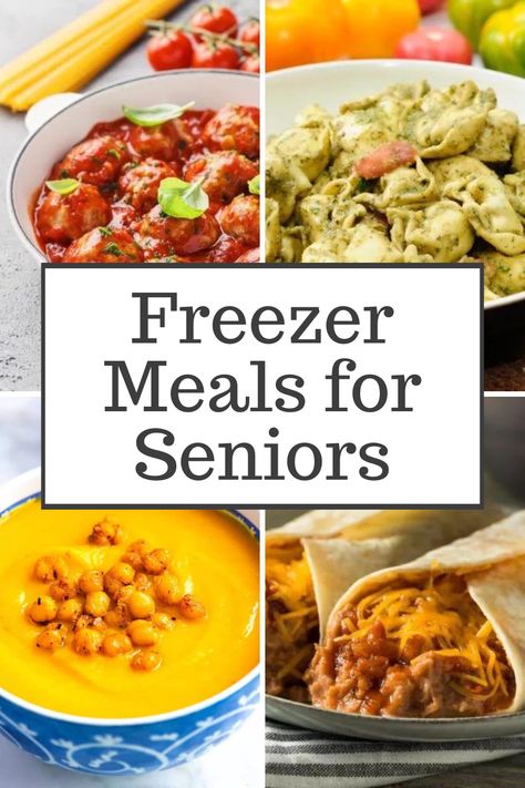 Freezer Meals For Seniors, Individual Freezer Meals, Delicious Freezer Meals, Meals For Seniors, Senior Meals, Bean And Cheese Burrito, Best Freezer Meals, Slow Cooker Lamb, Freezer Dinners