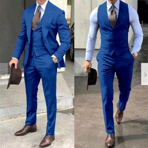 Wedding Suits Men Blue, Green Suit Men, Men Suits Blue, Double Breasted Suit Men, Wedding Suit Styles, Royal Blue Suit, Blue Suit Men, Blue Suit Wedding, Dinner Suit