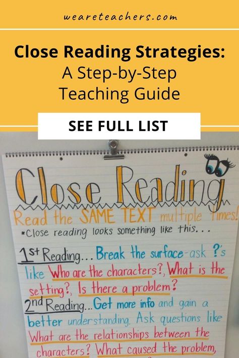 Close Reading Strategies: A Step-by-Step Teaching Guide Motivating Quotes For Students, Anchor Charts Middle School, Reading Quotes For Kids, Close Reading Anchor Chart, Annotation Ideas, Close Reading Strategies, Guided Reading Activities, Guided Reading Lessons, Cult Of Pedagogy