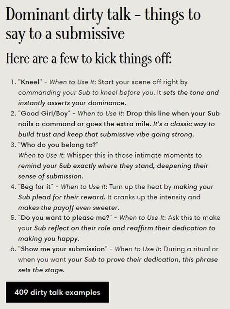 Dominate Things To Say, Things Dominants Say, Talking Her Through It Dirty, Bratty Things To Say To Him, Up And Down, Talk Her Through It List Spicy, Brat Taming, Dirty Talking Ideas Text, Submissions Rules