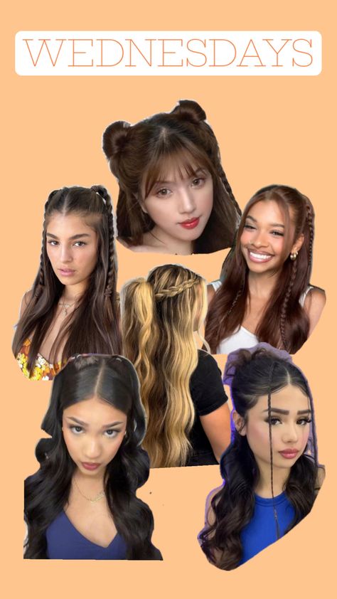 Wednesday Hairstyles, Hairstyles, Hair Styles, Hair, Quick Saves