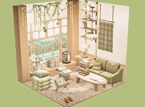 Acnh Themes, Acnh Rooms, Acnh Interior, Cottagecore Animal Crossing, Acnh Codes, Animal Crossing Wild World, Acnh Ideas, Acnh Inspo, Animal Crossing Pocket Camp