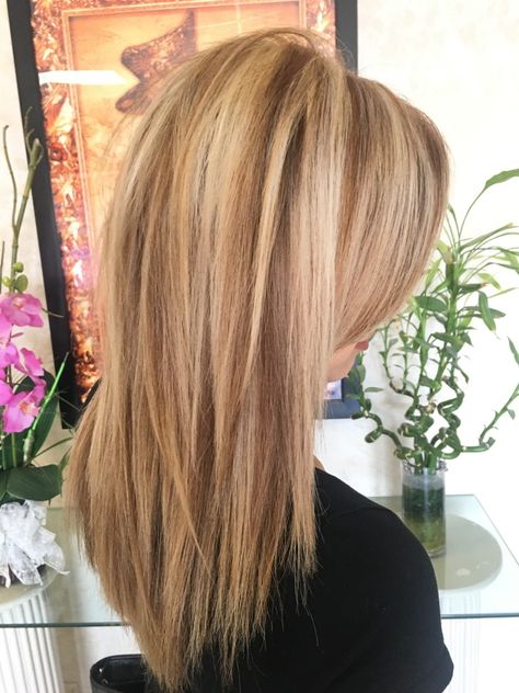 Honey Blonde Hair With Brown Highlights, Chunky Honey Blonde Highlights, Blonde Hair With Chunky Highlights, Blonde With Chunky Highlights, Chunky Highlights On Blonde Hair, Blonde Hair With Chunky Lowlights, Chunky Highlights Blonde Hair, 2000s Blonde Hair, Chunky Lowlights For Blondes