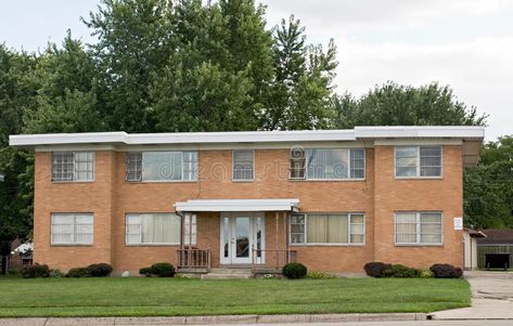 Low Income Apartments, Low Income Housing, Graphic Design Portfolio Cover, Brick Siding, Apartment Exterior, Section 8, Roof Shapes, Building Art, Low Income