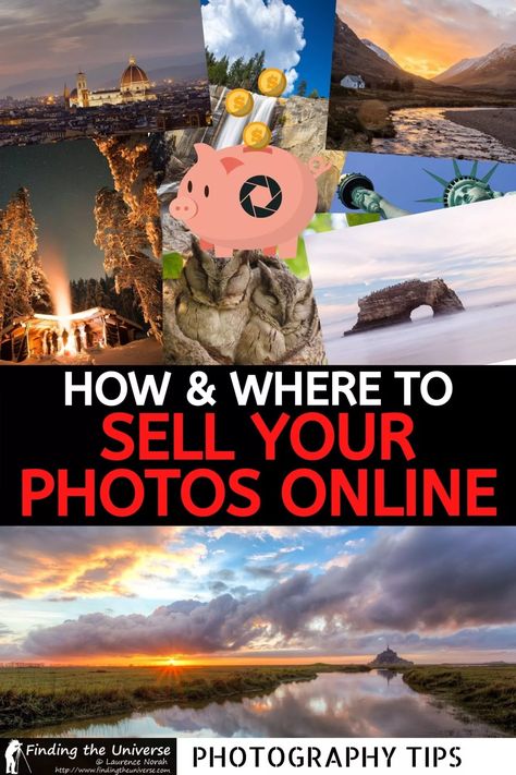 How to Sell Photos Online: Make Money From Your Photos How To Sell Photos, Photography Business Marketing, Online Make Money, Sell Photos Online, Selling Photos, Scenery Photos, Where To Sell, Selling Photos Online, Travel Photography Tips