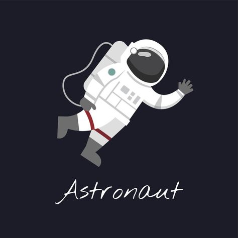 Astronaut in space vector Free Vector Diy Rocket, Astronaut Illustration, Astronaut In Space, Dark Galaxy, Space Vector, Moon Vector, Astronaut Wallpaper, Free Illustration Images, Pink Galaxy