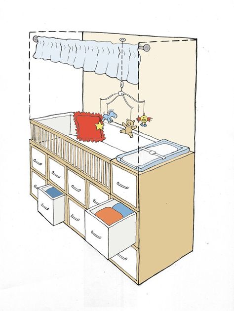 Converted Closet, Mini Nursery, Tiny Nursery, Small Baby Room, Small Space Nursery, Small Closet Space, Nursery Closet, Space Nursery, Space Baby