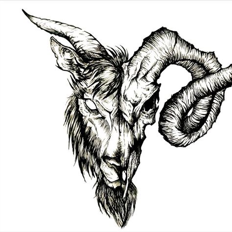 Half #Goat Half #Ram #Skull #Tattoo Ram Skull Tattoo, Tattoo Goat, Goat Tattoo, Ram Tattoo, Capricorn Tattoo, Lion Head Tattoos, Goat Skull, Taurus Tattoos, Aries Tattoo