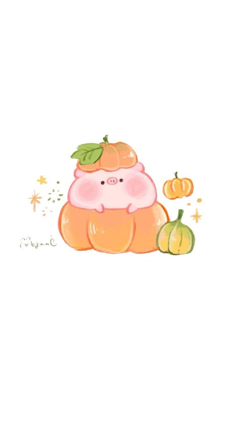 Pig Halloween, Pig Cute, Cute Drawlings, Cute Piggy, Pig Wallpaper, Pig Drawing, Cute Piggies, Kawaii Pig, Chinese Art Girl